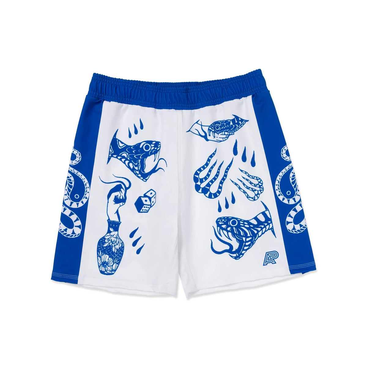 Albino & Preto Year of the Snake Shorts - Vorix Sport