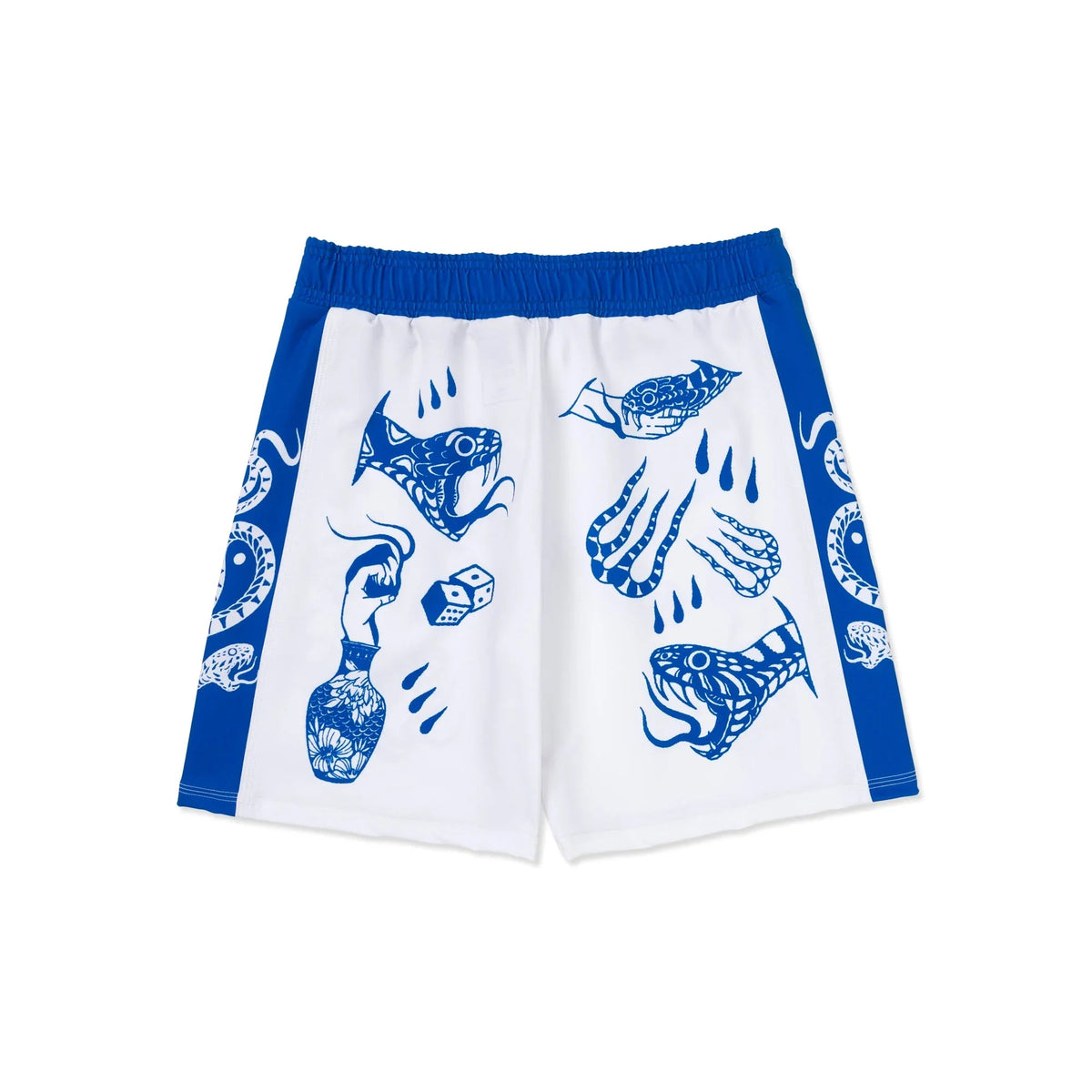 Albino & Preto Year of the Snake Shorts - Vorix Sport