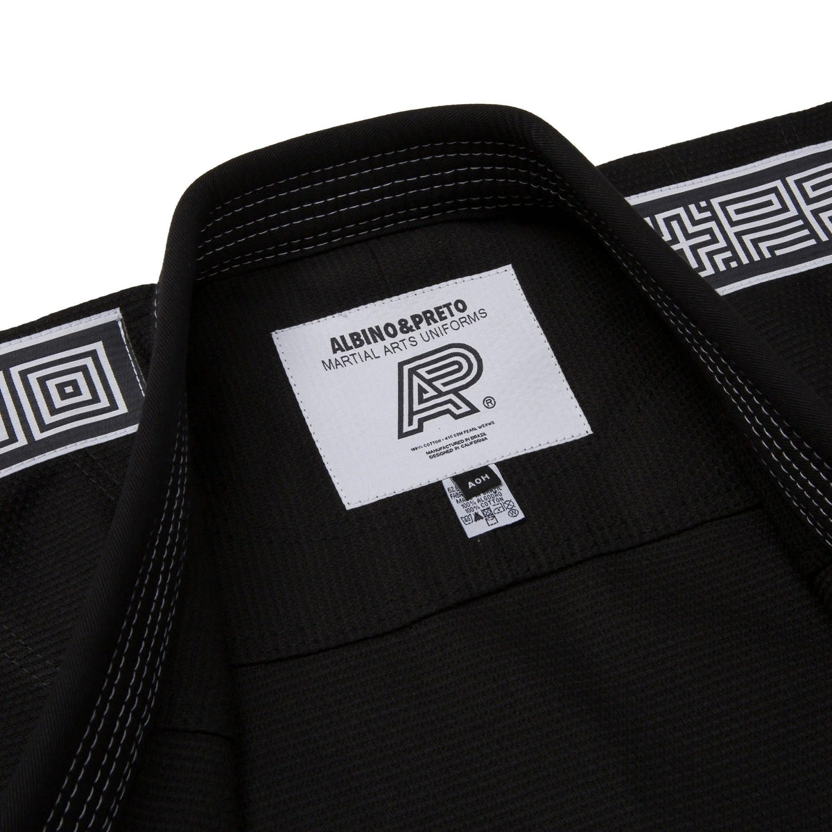 A&P MIL-SP Brazil DP.1 Black BJJ Kimono - Vorix Sport