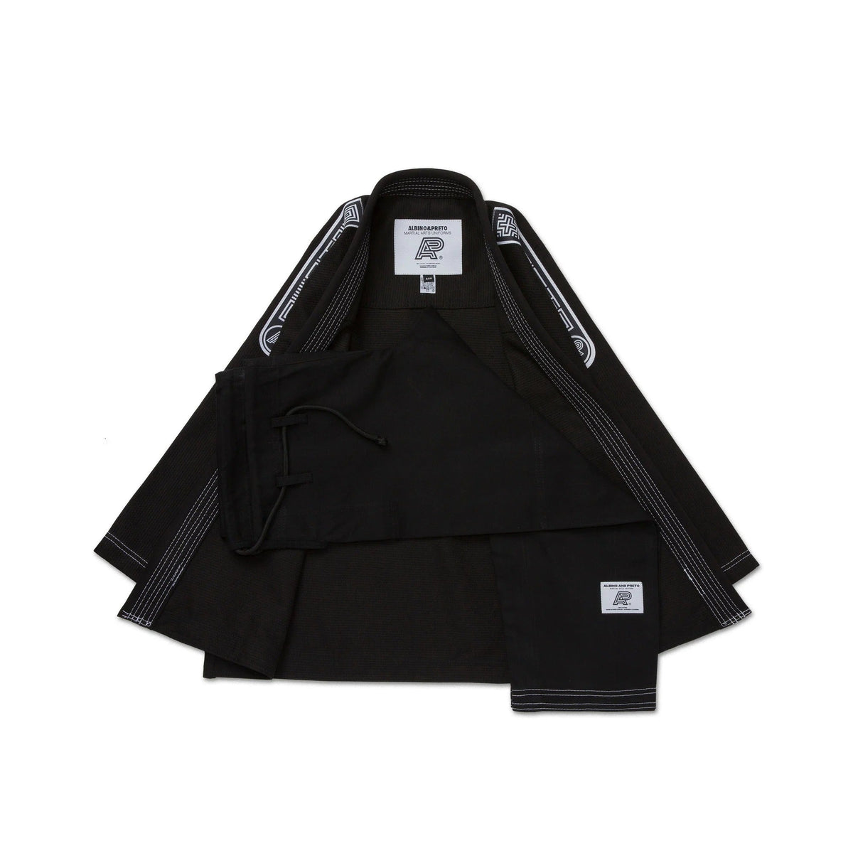 A&P MIL-SP Brazil DP.1 Black BJJ Kimono - Vorix Sport