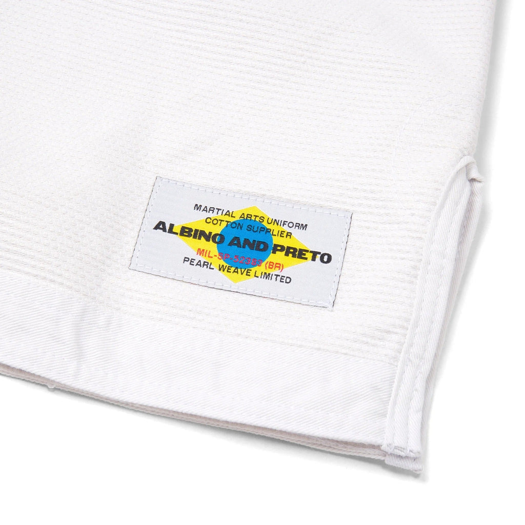 A&P MIL-SP Brazil DP.1 White Jiu Jitsu Gi - Vorix Sport