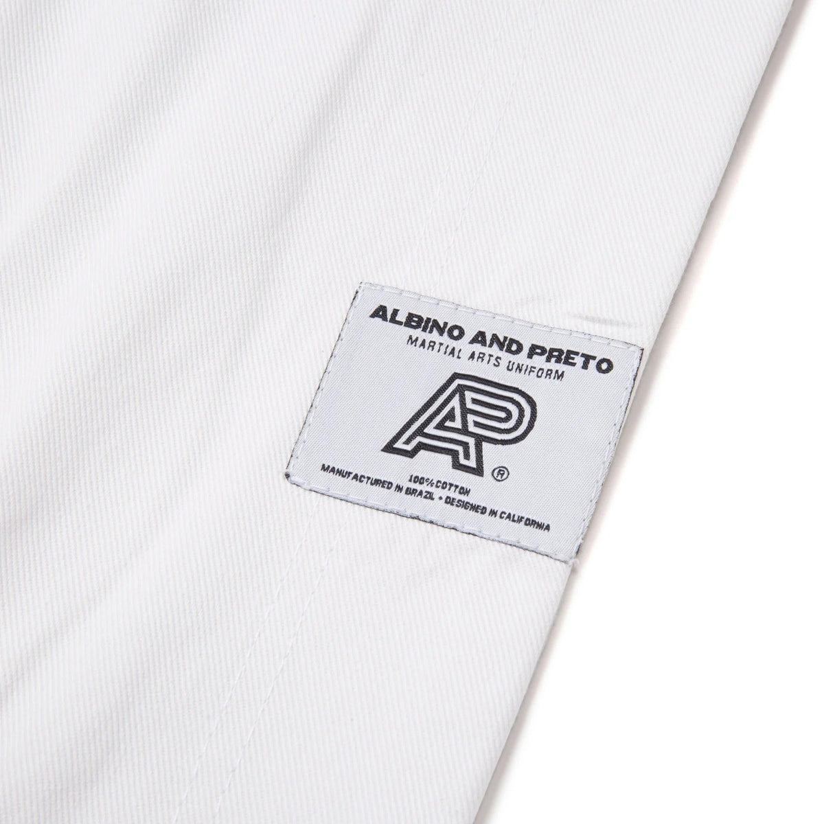 A&P MIL-SP Brazil DP.1 White Jiu Jitsu Gi - Vorix Sport