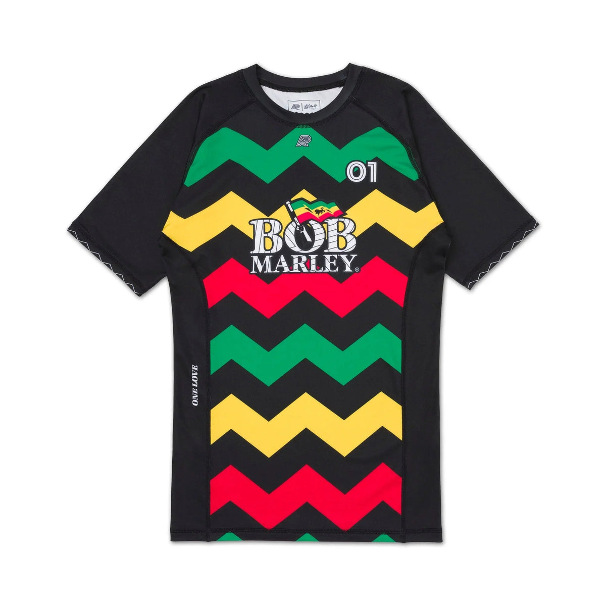 A&P x Bob Marley Short Sleeve BJJ Rash Guard - Vorix Sport