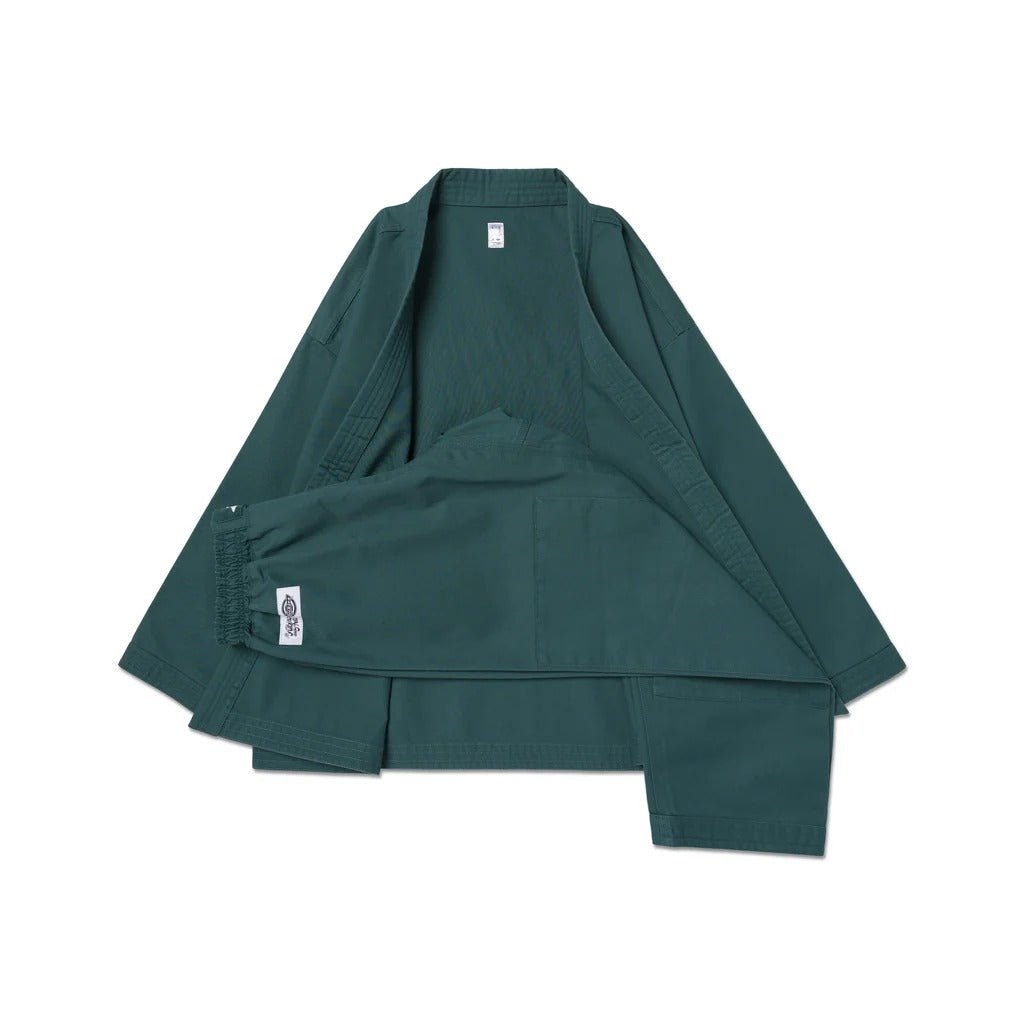 A&P x Dickies® Lincoln Green BJJ Gi – Brazilian Jiu-Jitsu Kimono - Vorix Sport