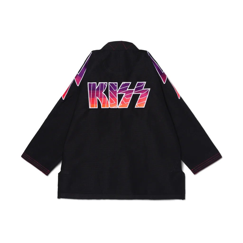A&P x KISS Black Jiu-Jitsu Gi - Lightweight Kimono - Vorix Sport