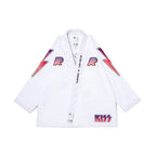 A&P x KISS White Jiu-Jitsu Gi - Lightweight Kimono - Vorix Sport