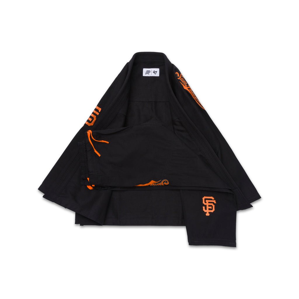 A&P x MLB Giants 47 Black Jiu-Jitsu Gi - Vorix Sport