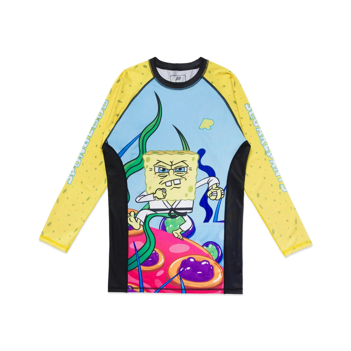 A&P x SpongeBob SquarePants 2 BJJ Rash Guard | Cartoon No-Gi Wear - Vorix Sport