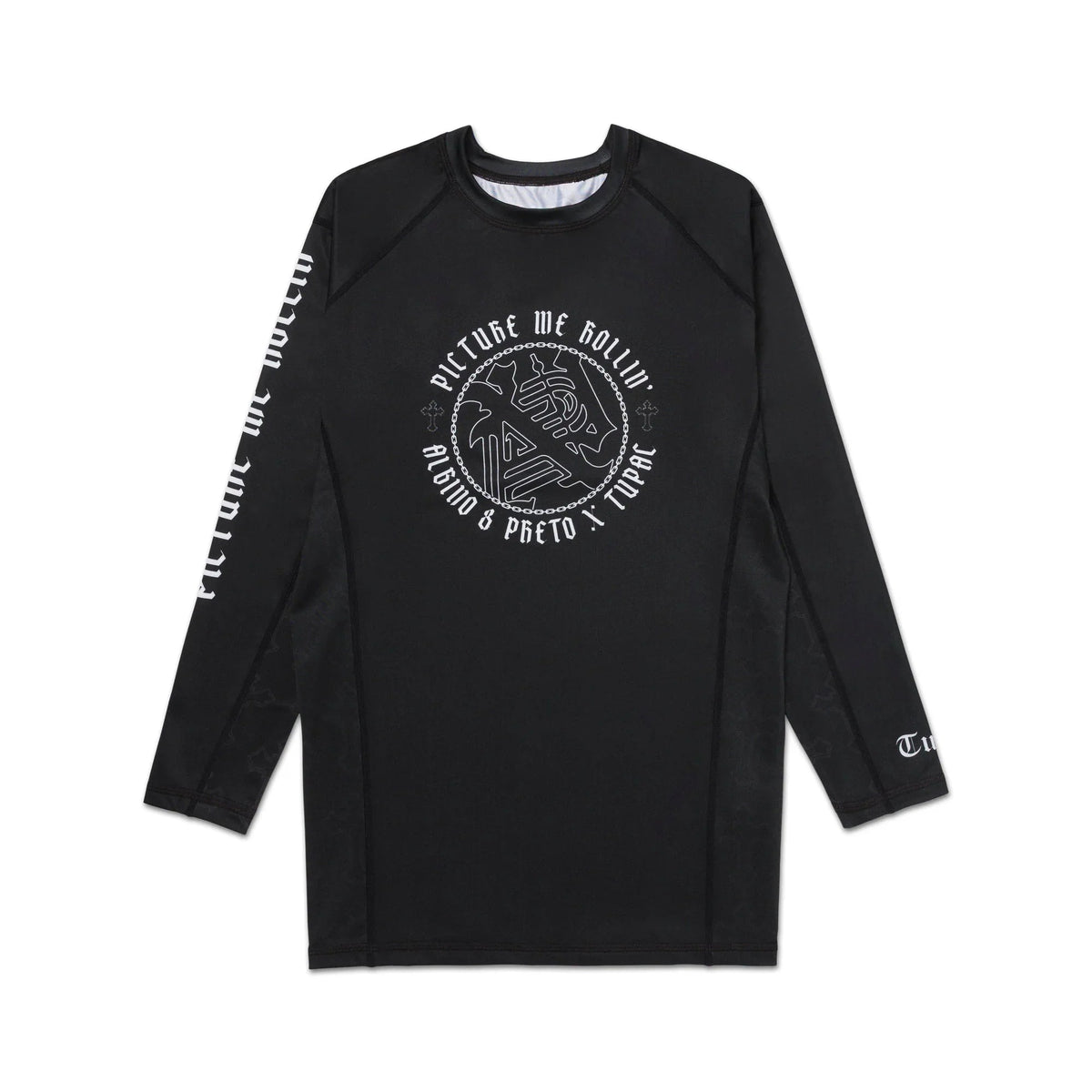 A&P x Tupac BJJ Rash Guard | Hip-Hop Inspired Grappling Wear - Vorix Sport