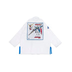 A&P x Wing Gundam White BJJ Kimono - Vorix Sport