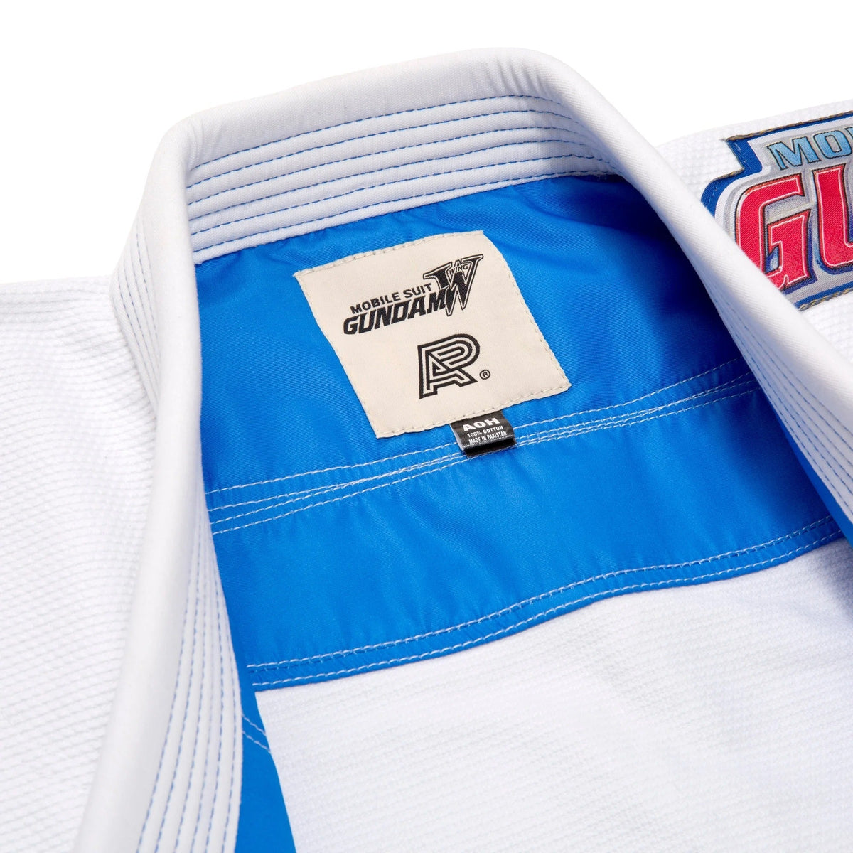 A&P x Wing Gundam White BJJ Kimono - Vorix Sport