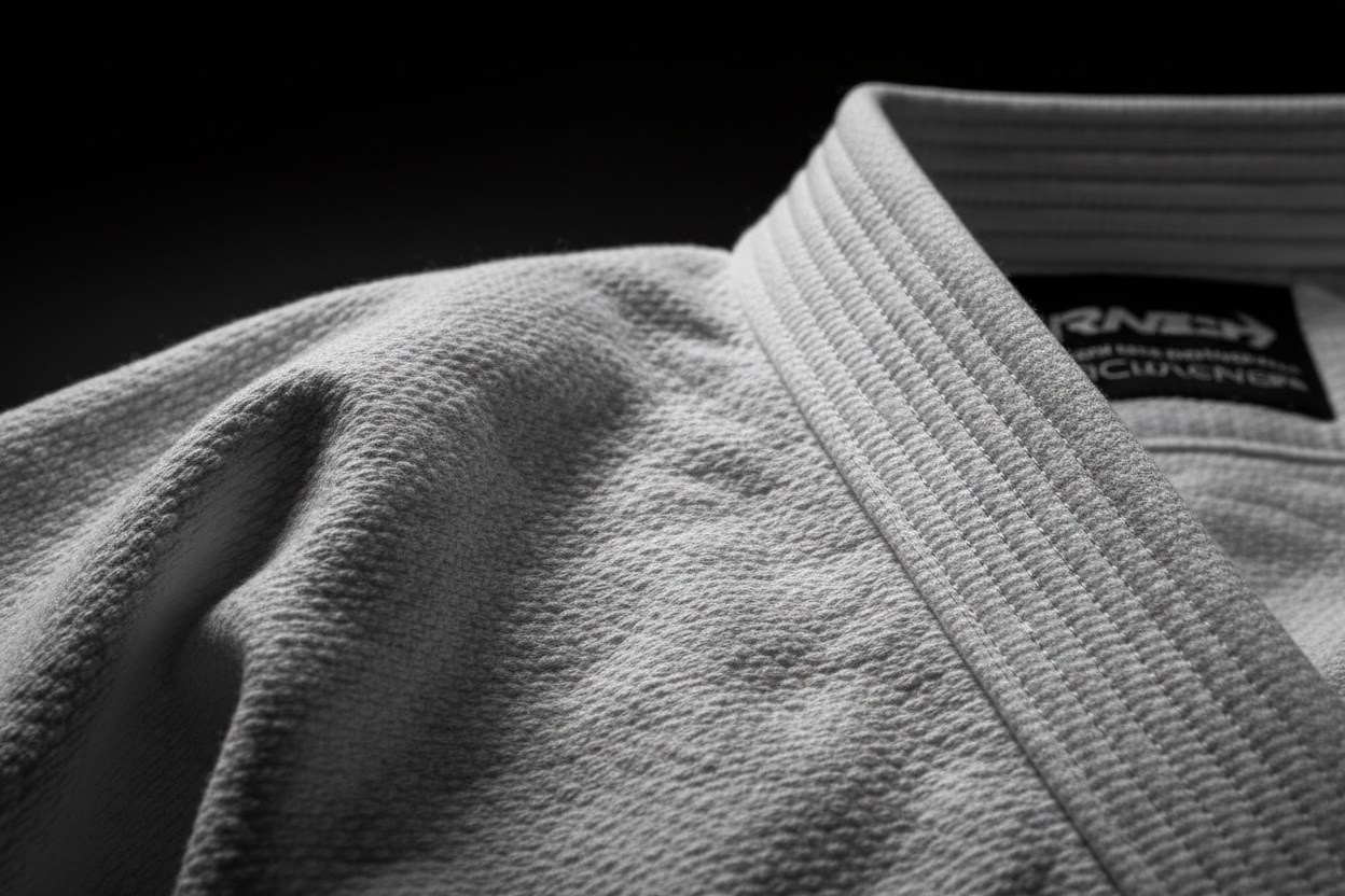 BJJ Gi Fabric Texture Banner