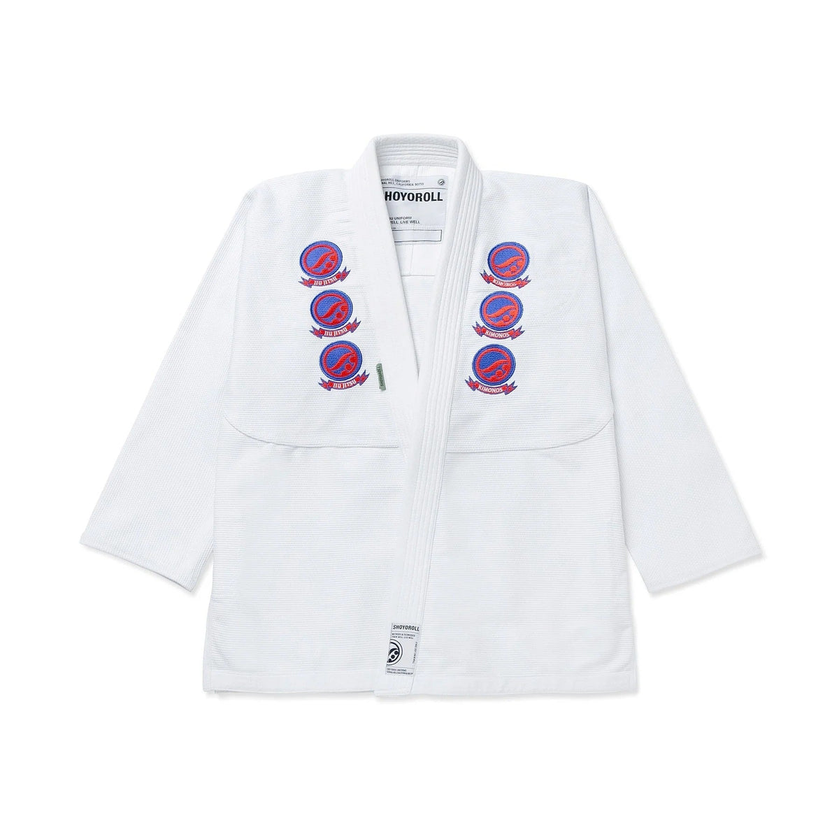 Shoyoroll Admiral Competitor BJJ Gi – White - Vorix Sport