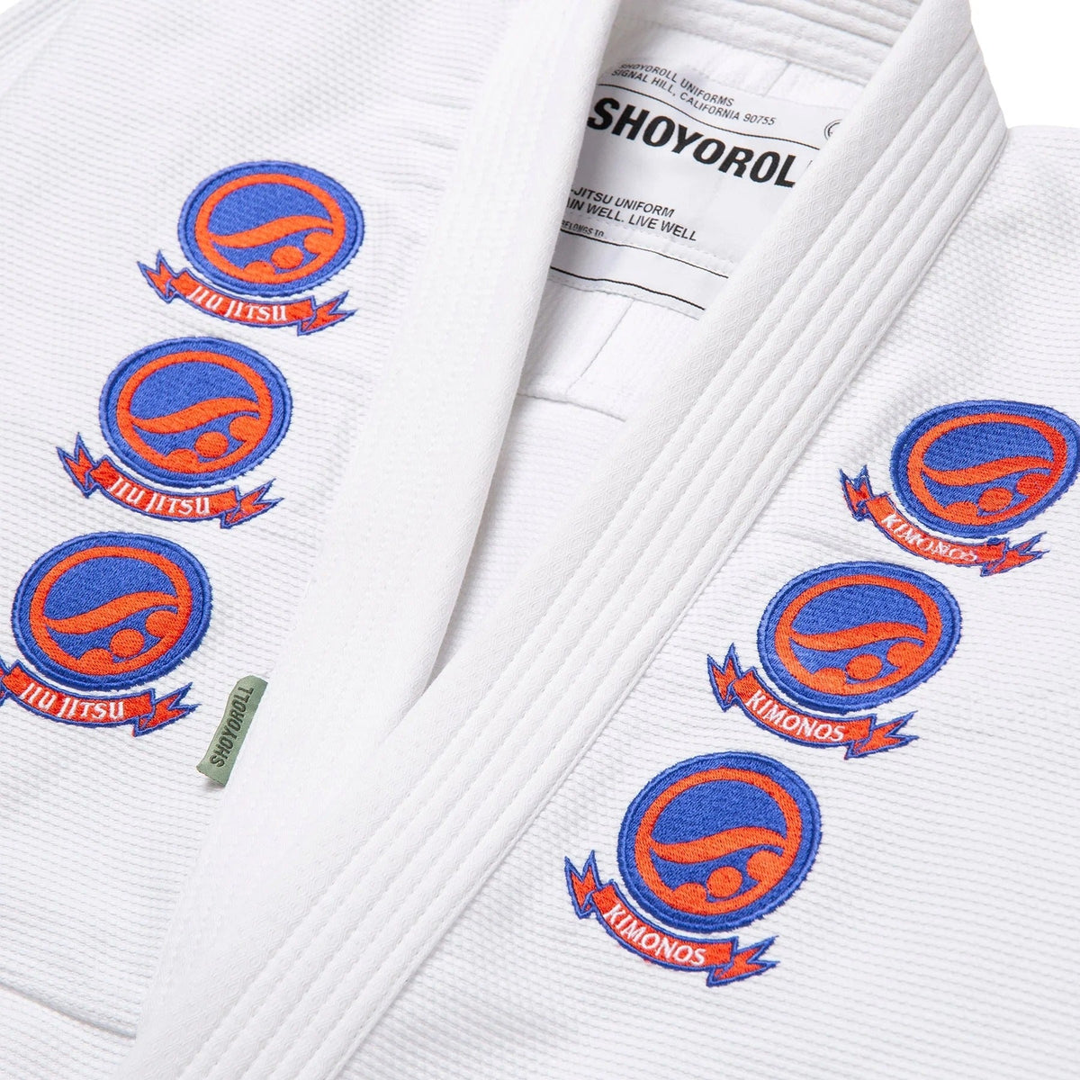 Shoyoroll Admiral Competitor BJJ Gi – White - Vorix Sport