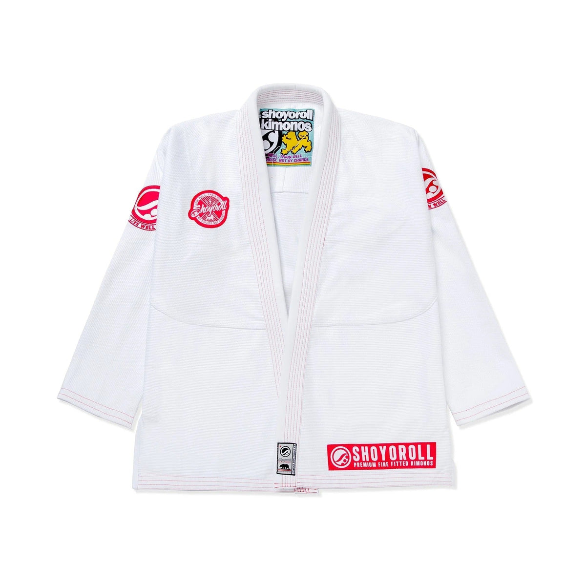 Shoyoroll Carmine Competitor BJJ Gi – White - Vorix Sport
