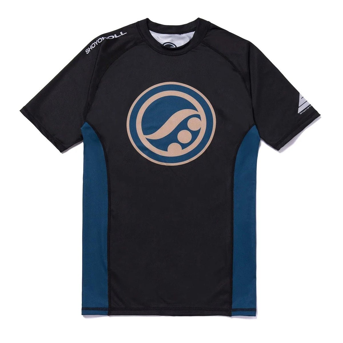 Shoyoroll Competitor 21 Blue Night Short Sleeve BJJ Rash Guard - Vorix Sport