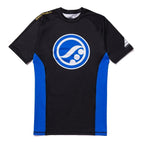 Shoyoroll Competitor 21 Blue Short Sleeve BJJ Rash Guard - Vorix Sport