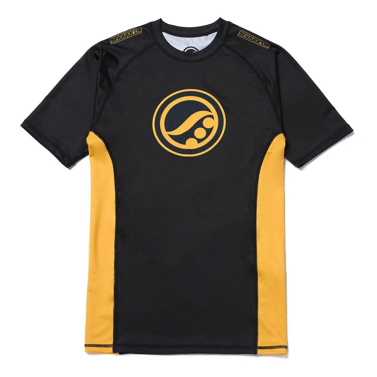 Shoyoroll Competitor 21 Yellow Short Sleeve BJJ Rash Guard - Vorix Sport