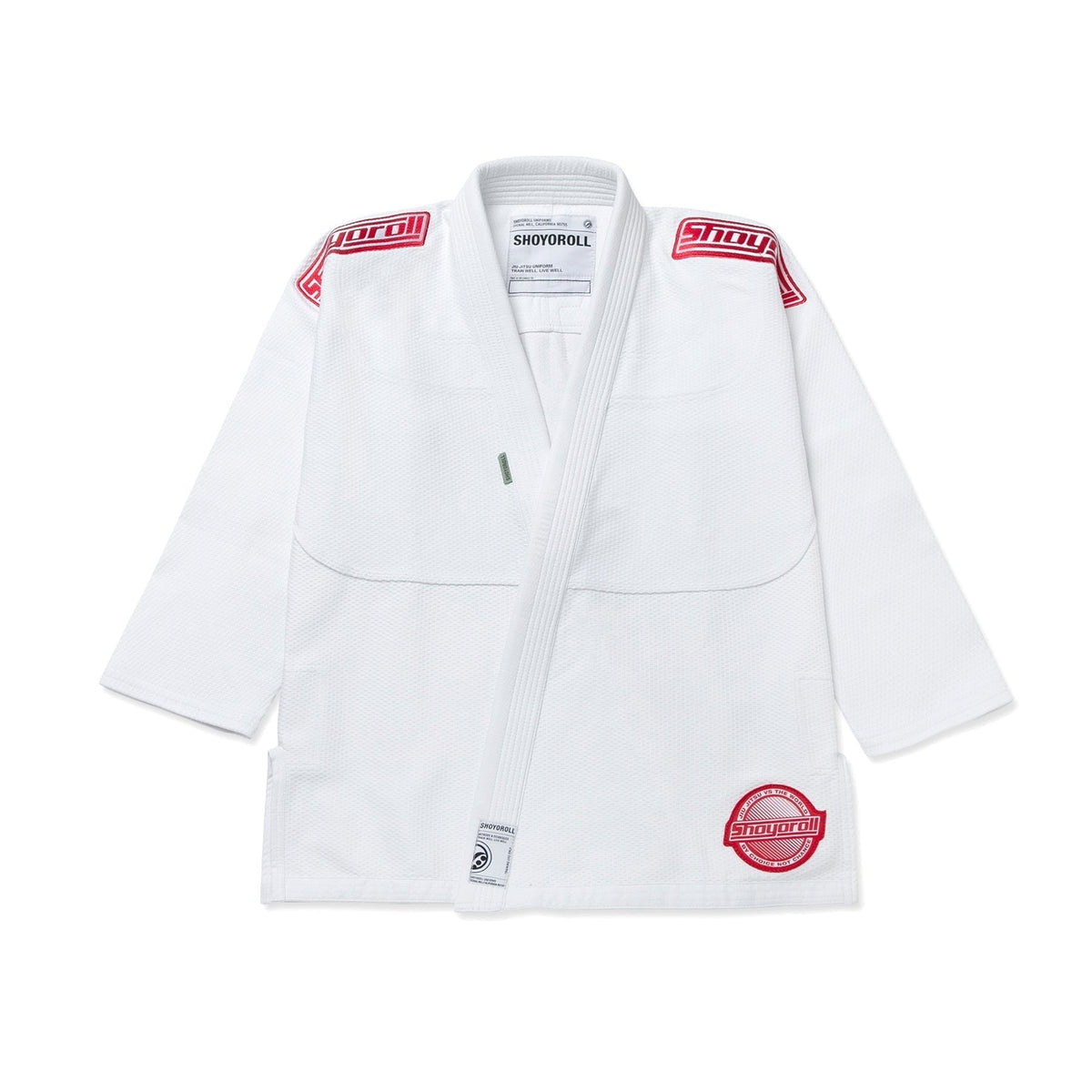 Shoyoroll Crimson Competitor BJJ Gi – White - Vorix Sport