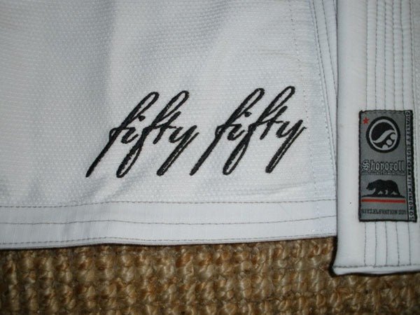 Shoyoroll Fifty/50 BJJ Gi – White - Vorix Sport