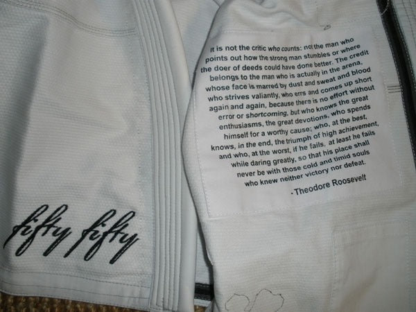 Shoyoroll Fifty/50 BJJ Gi – White - Vorix Sport