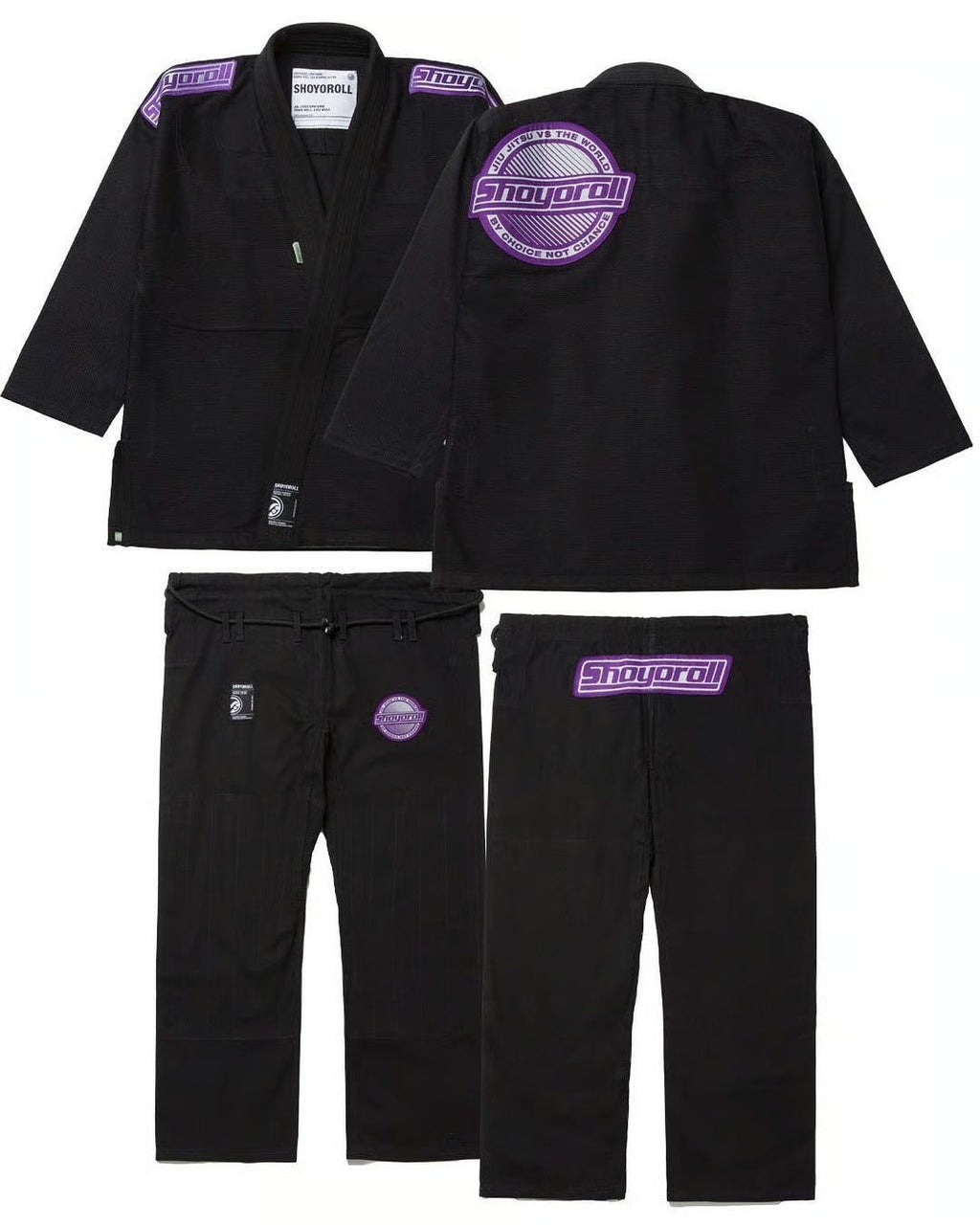 Shoyoroll Grape Competitor BJJ Gi – Black - Vorix Sport