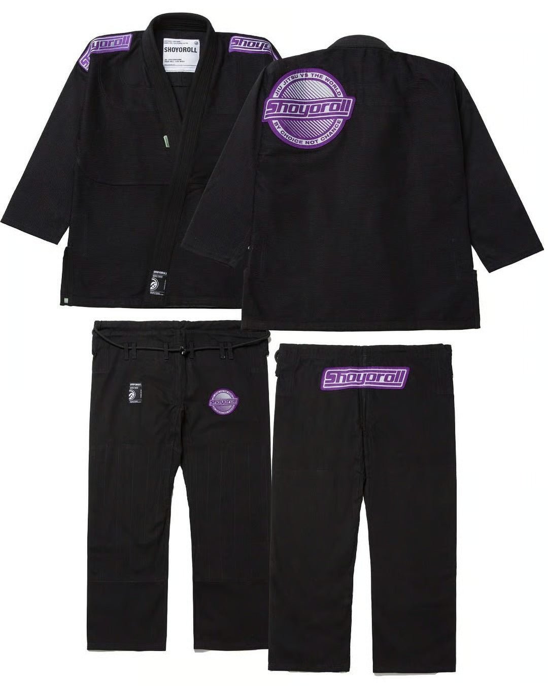 Shoyoroll Grape Competitor BJJ Gi – Black - Vorix Sport