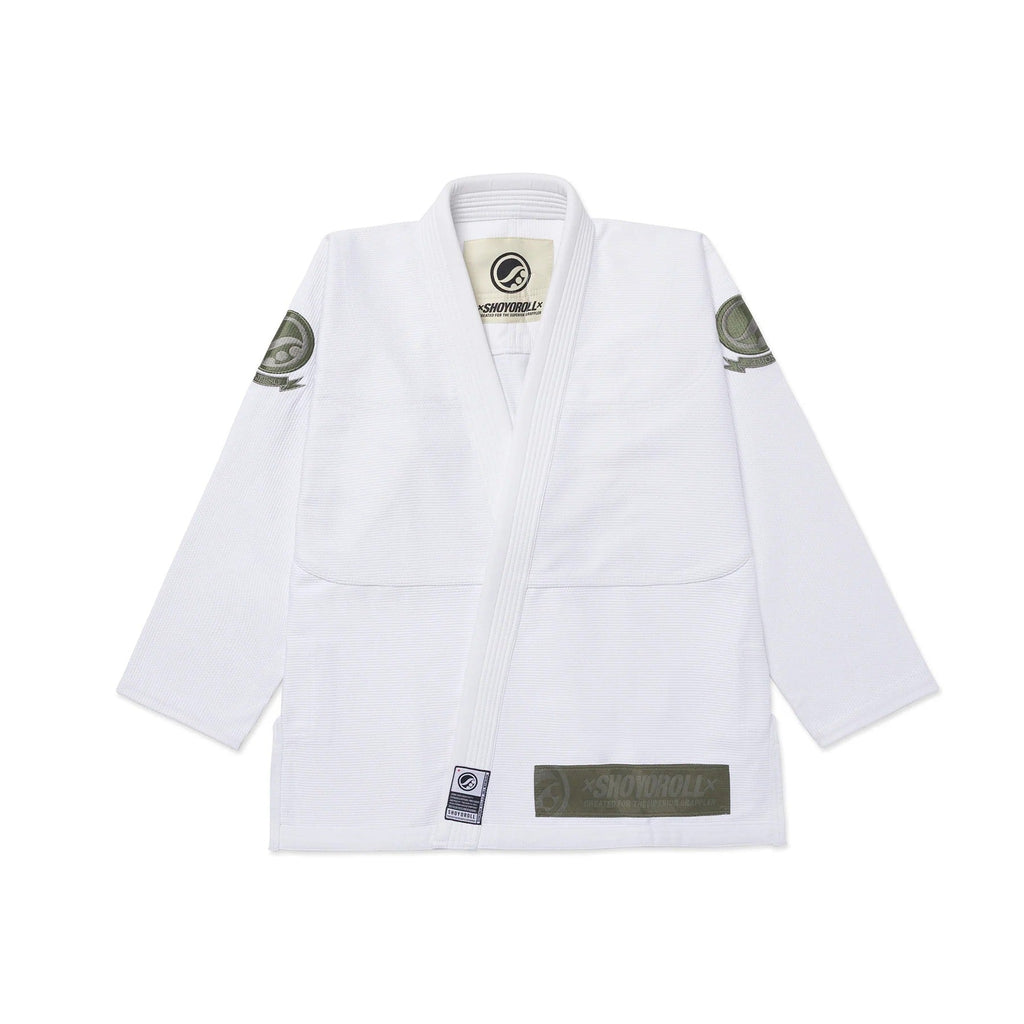 Shoyoroll Olive Competitor BJJ Gi – White - Vorix Sport