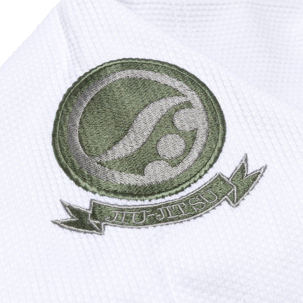 Shoyoroll Olive Competitor BJJ Gi – White - Vorix Sport
