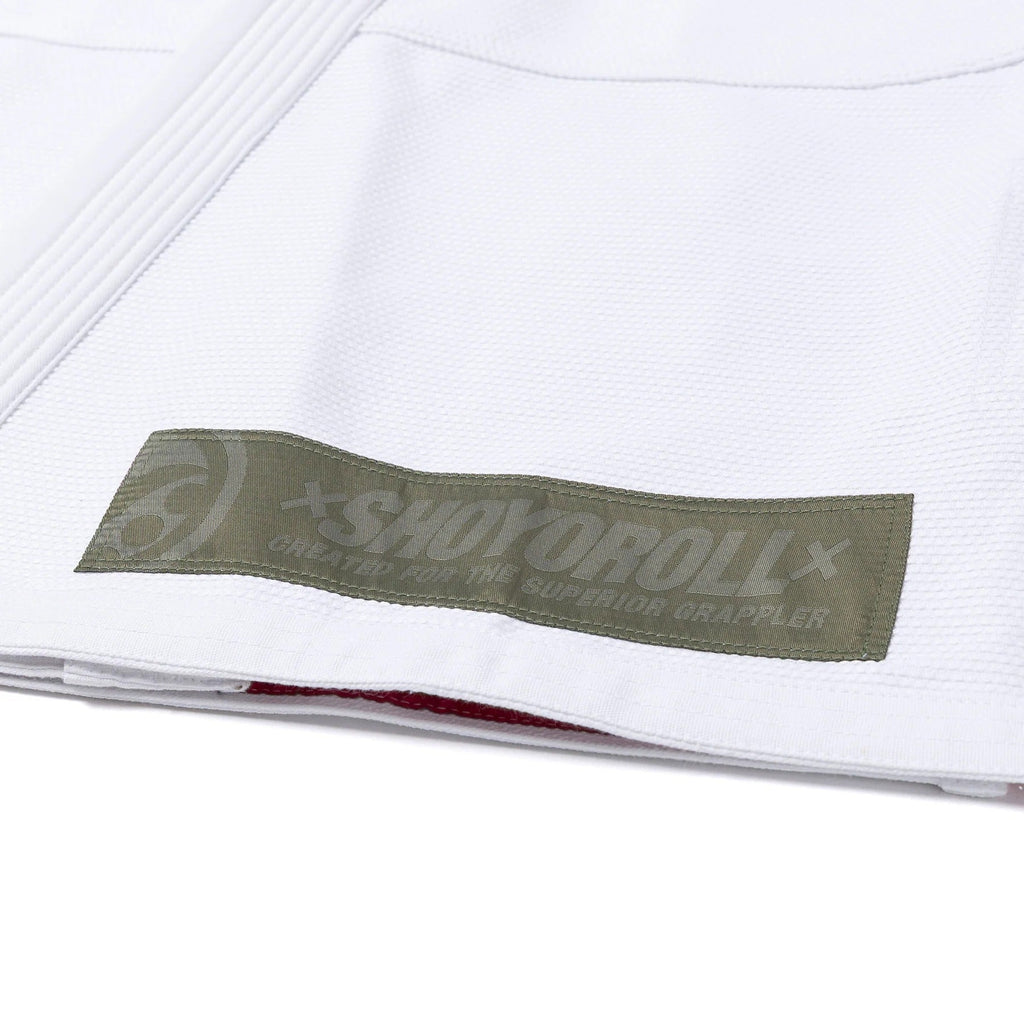 Shoyoroll Olive Competitor BJJ Gi – White - Vorix Sport
