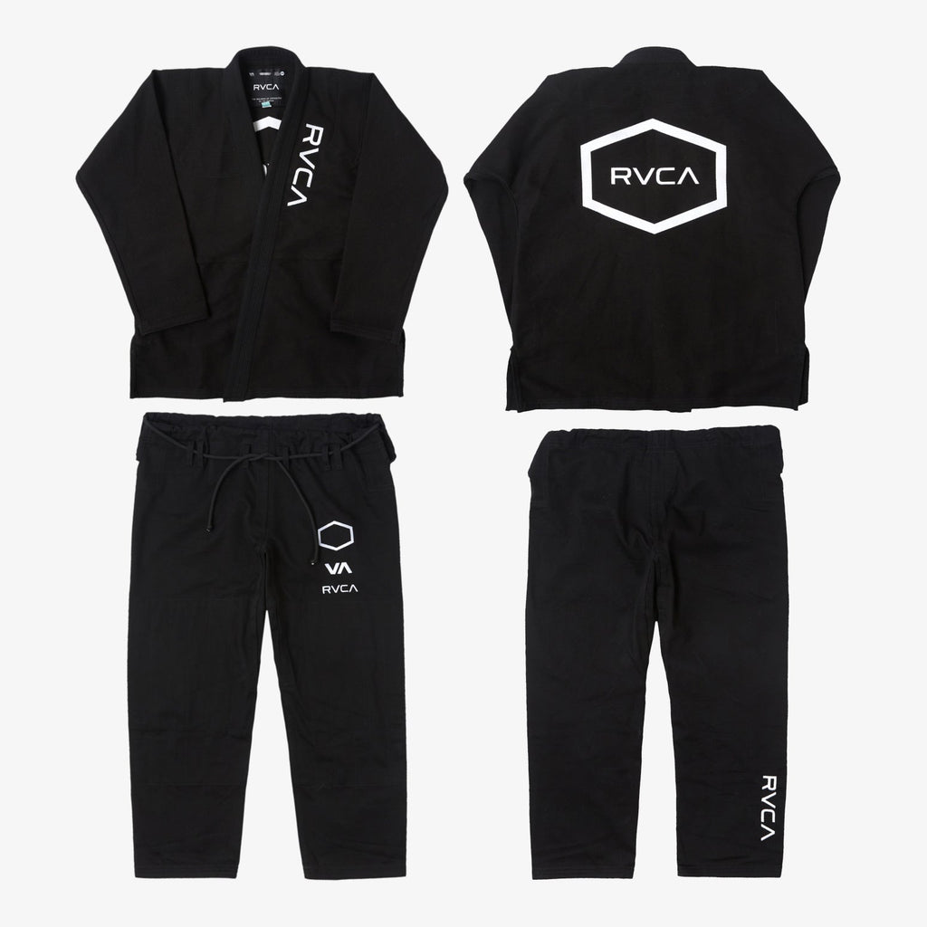 Shoyoroll RVCA x Shoyoroll BJJ Gi – Black - Vorix Sport