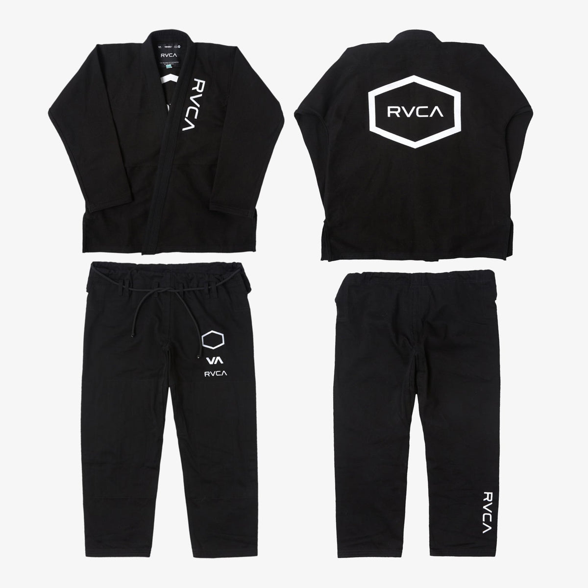 Shoyoroll RVCA x Shoyoroll BJJ Gi – Black - Vorix Sport