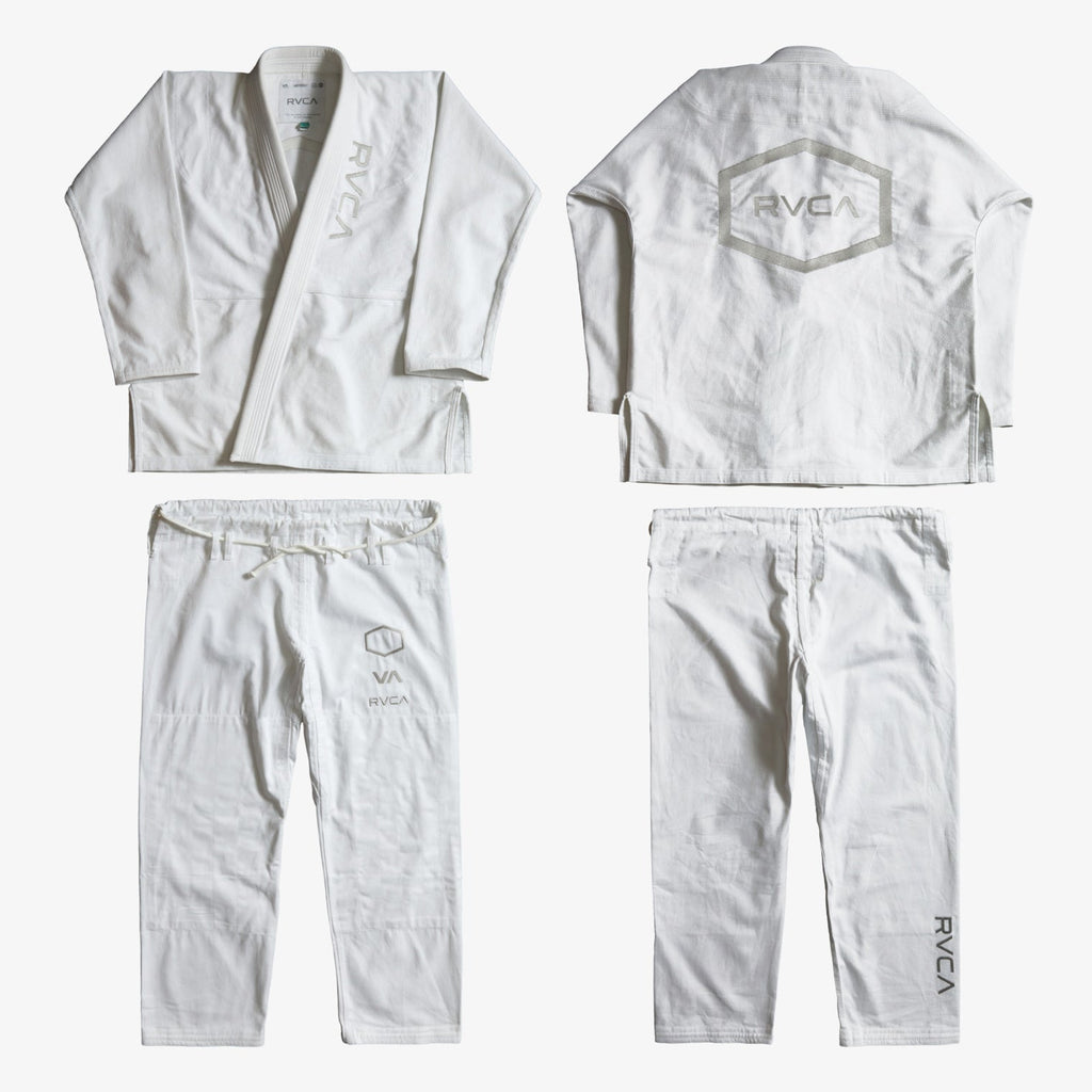 Shoyoroll RVCA x Shoyoroll BJJ Gi – White - Vorix Sport