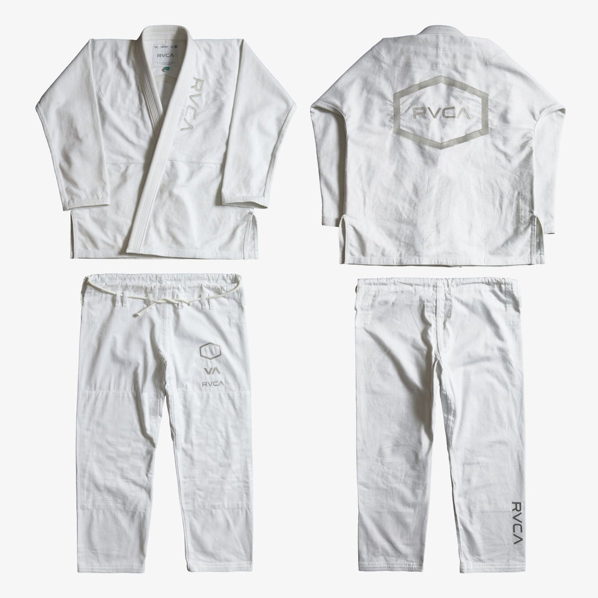 Shoyoroll RVCA x Shoyoroll BJJ Gi – White - Vorix Sport