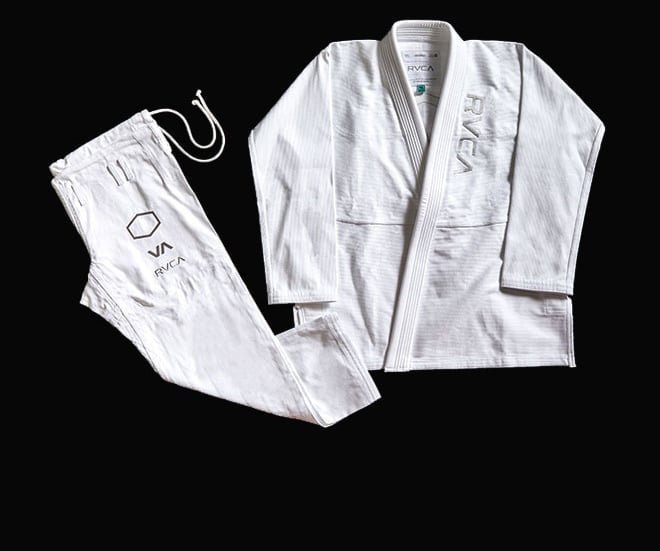 Shoyoroll RVCA x Shoyoroll BJJ Gi – White - Vorix Sport