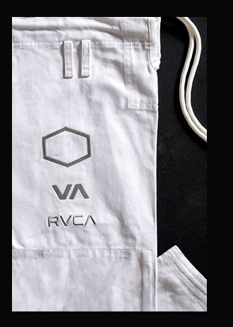 Shoyoroll RVCA x Shoyoroll BJJ Gi – White - Vorix Sport
