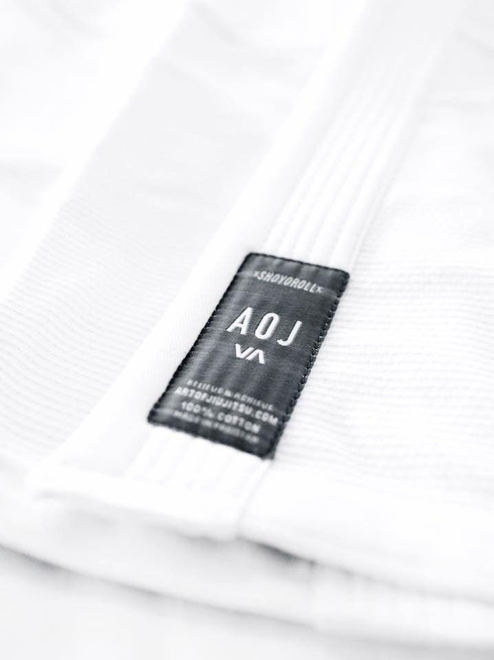 Shoyoroll x AOJ 2.0 BJJ Gi – White - Vorix Sport